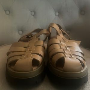 Free People Delaney Fisherman Platforms - Women's Size 10